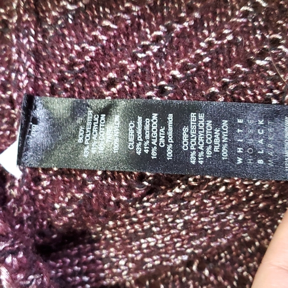 WhiteHouseBlackMarket off the shoulder sweater - Picture 4 of 4